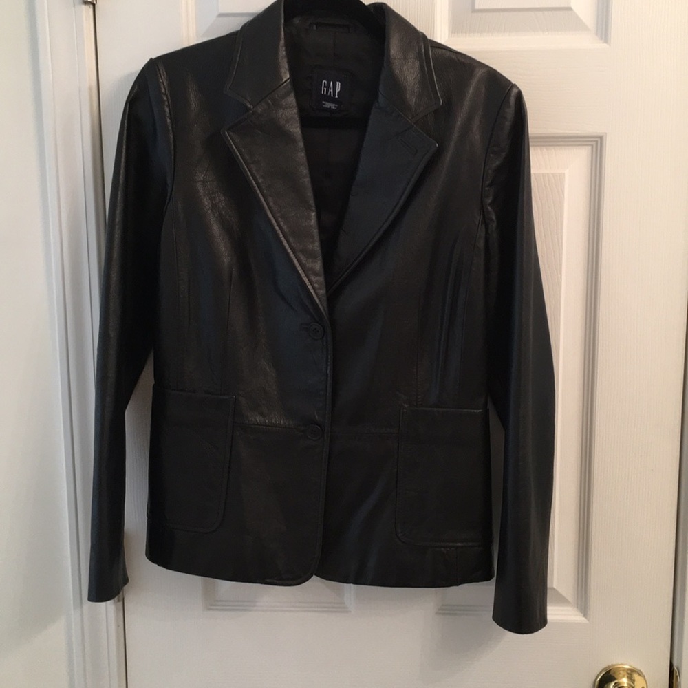 Leather Blazer